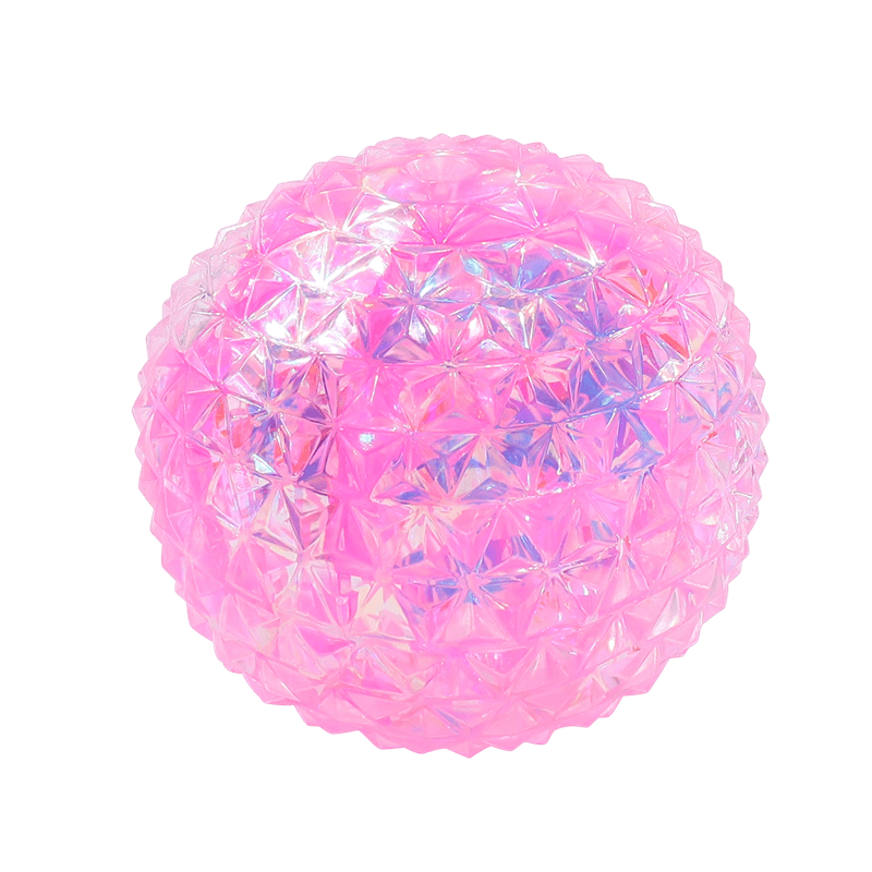 スパークルビーズスクイーズボール、ファセットクリスタルストレスおもちゃ、スローライズデスクフィジェット