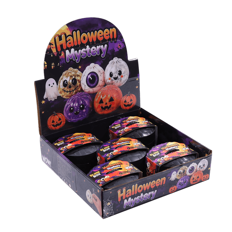 ハロウィンスクイーズおもちゃセット、ゆっくり上がるスクイーズストレス解消、アイボールパンプキンスカル感覚そわそわ