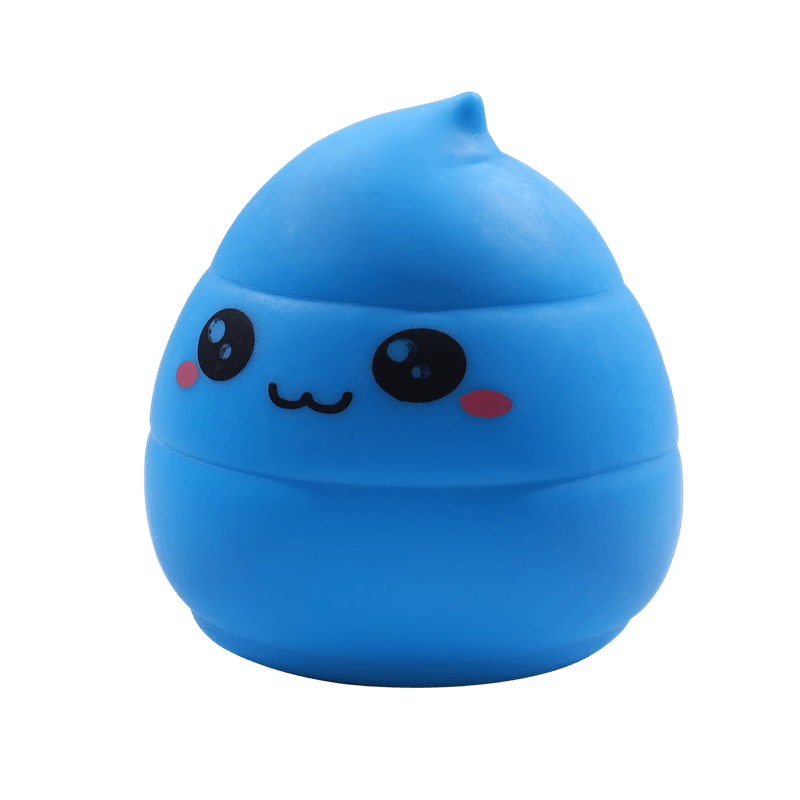 うんち絵文字スクイーズおもちゃ、ゆっくり膨らむスクイーズストレス解消器、かわいい感覚そわそわ